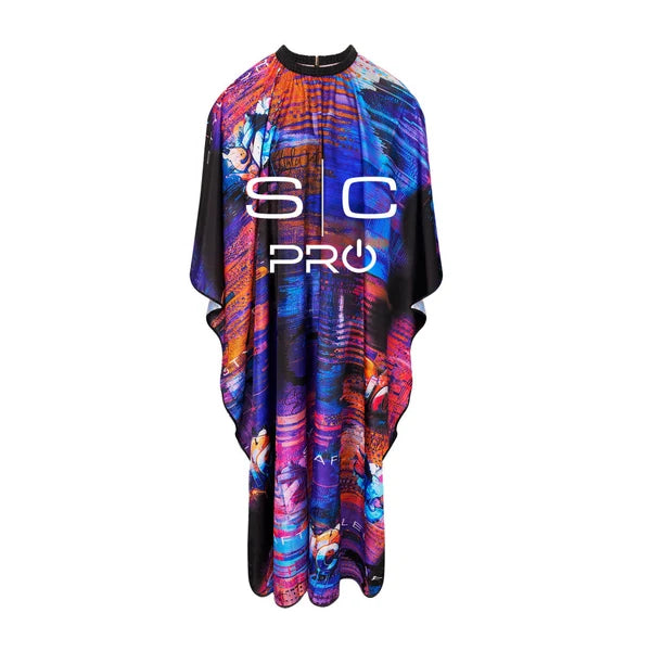 StyleCraft Professional Stylist Kick Cape Wildstyle #SC351B
