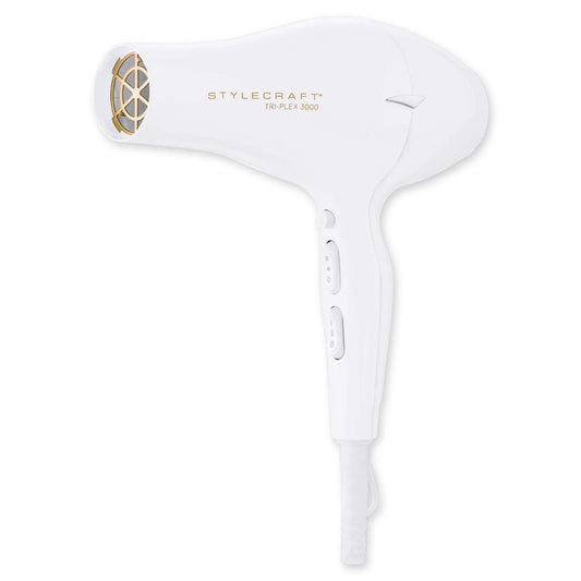 StyleCraft Tri-Plex 3000 Professional Hair Dryer SCTP3000W