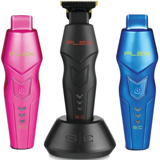 StyleCraft Flex Cordless Hair Trimmer SC406M gold titanium DLC blades professional barber trimmer