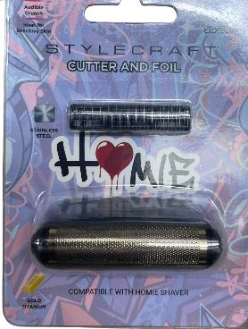 StyleCraft Homie SC559B replacement foil and Echo cutter package for SC817B
