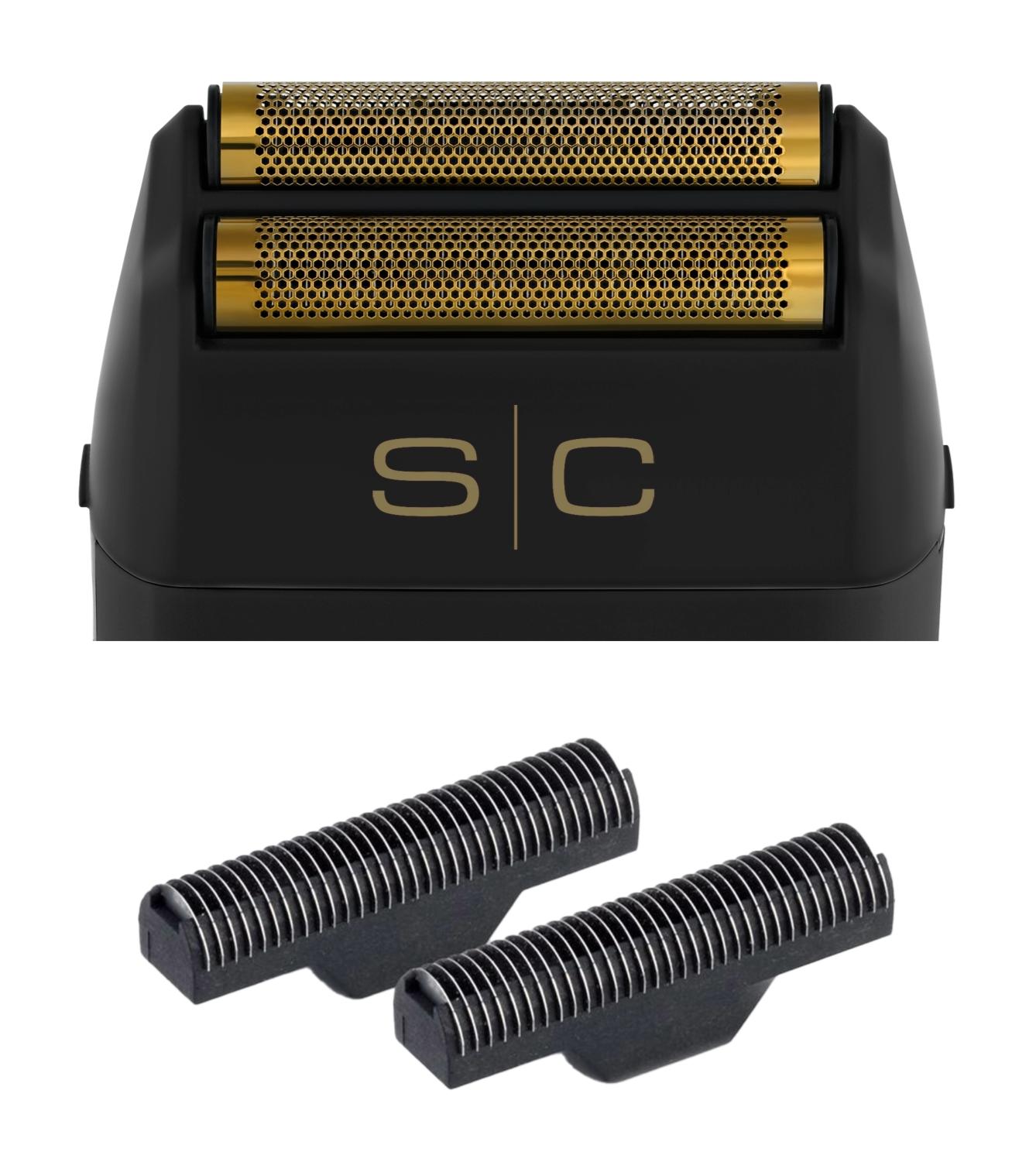 StyleCraft Instinct Metal Shaver Gold Titanium Foil and Cutter Replacement SC542B