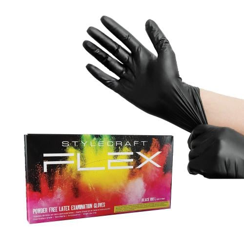 StyleCraft Latex Gloves Large Professional Barber Protection