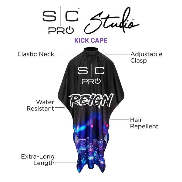 StyleCraft Professional Barber Kick Cape Reign #SC349B