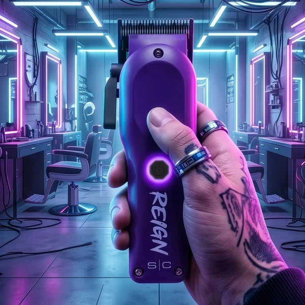 StyleCraft Purple Reign Clipper SC620P Professional Cordless Hair Clipper