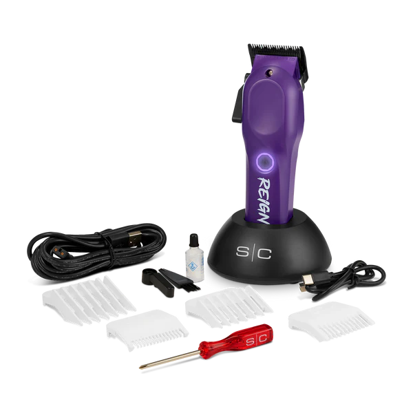StyleCraft Purple Reign Clipper SC620P Professional Cordless Hair Clipper