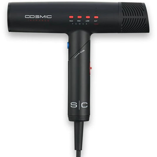 Stylecraft COSMIC Ultra Lightweight Turbo Dryer w/ Infrared Technology #SC101B – 110,000 RPM, 8 Heat/Speed Settings, Ultra-Compact