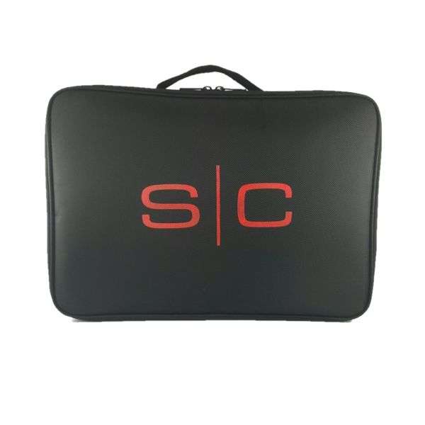 Stylecraft On The Go barber mirror travel case matte black