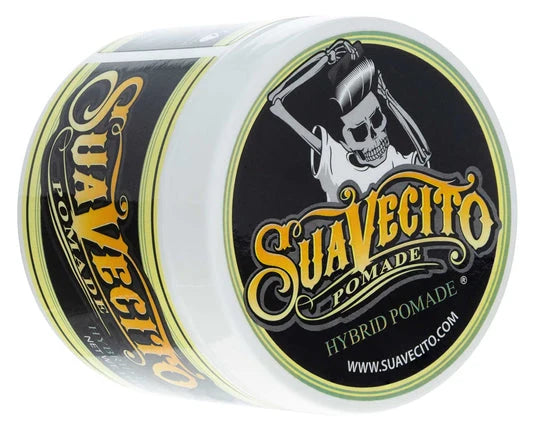 Suavecito Hybrid Pomade 4oz – Oil Feel, Water Wash-Out