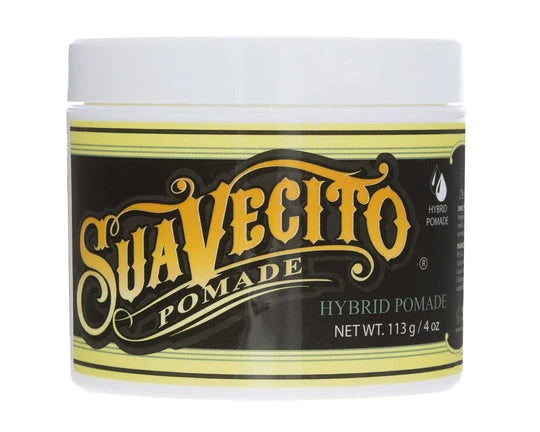 Suavecito Hybrid Pomade 4oz – Oil Feel, Water Wash-Out