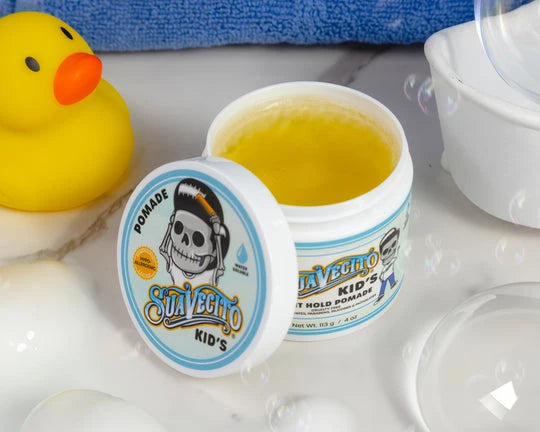 Suavecito Kids Pomade 4oz – Water-Soluble, Calming Chamomile