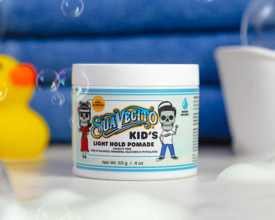 Suavecito Kids Pomade 4oz – Water-Soluble, Calming Chamomile