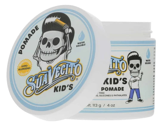 Suavecito Kids Pomade 4oz – Water-Soluble, Calming Chamomile