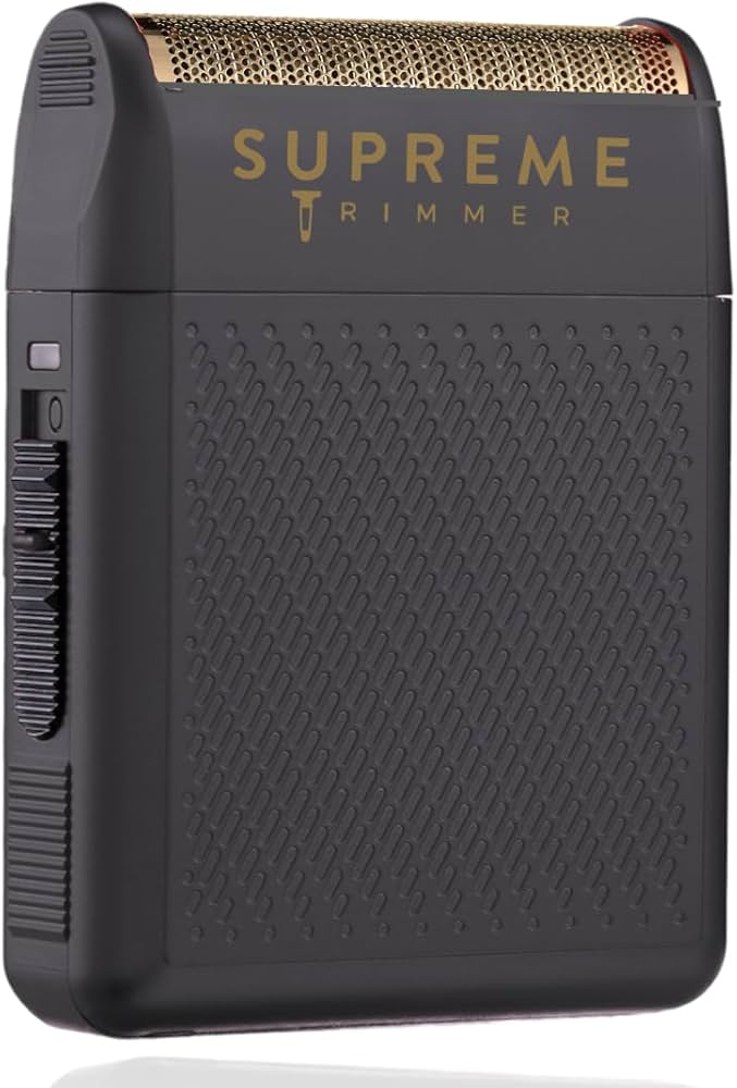 Supreme Solo Foil Shaver Black Cordless Professional Grooming Tool