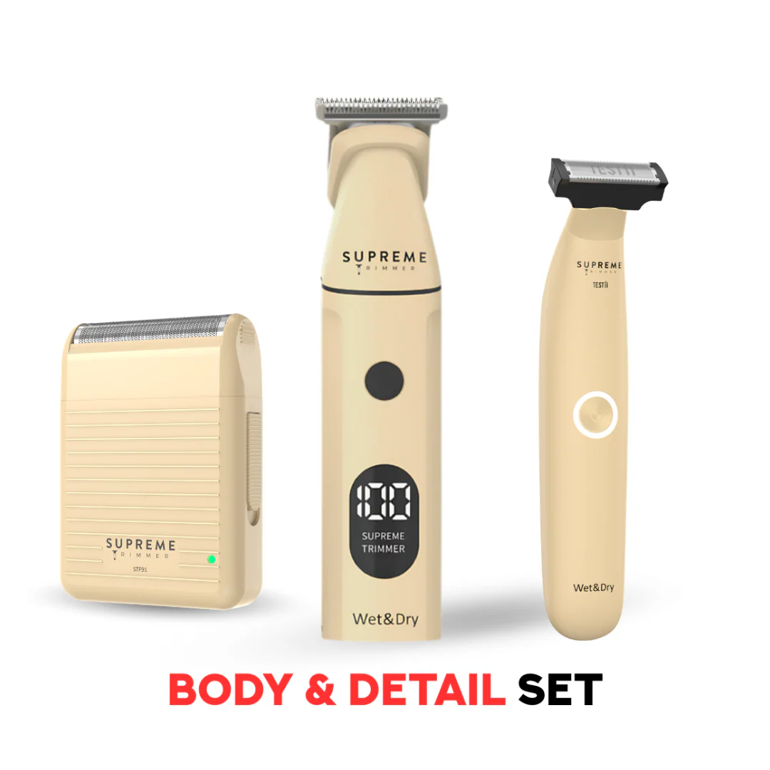 Supreme Trimmer 3 Piece Grooming Bundle Multigroomer TESTii SOLO