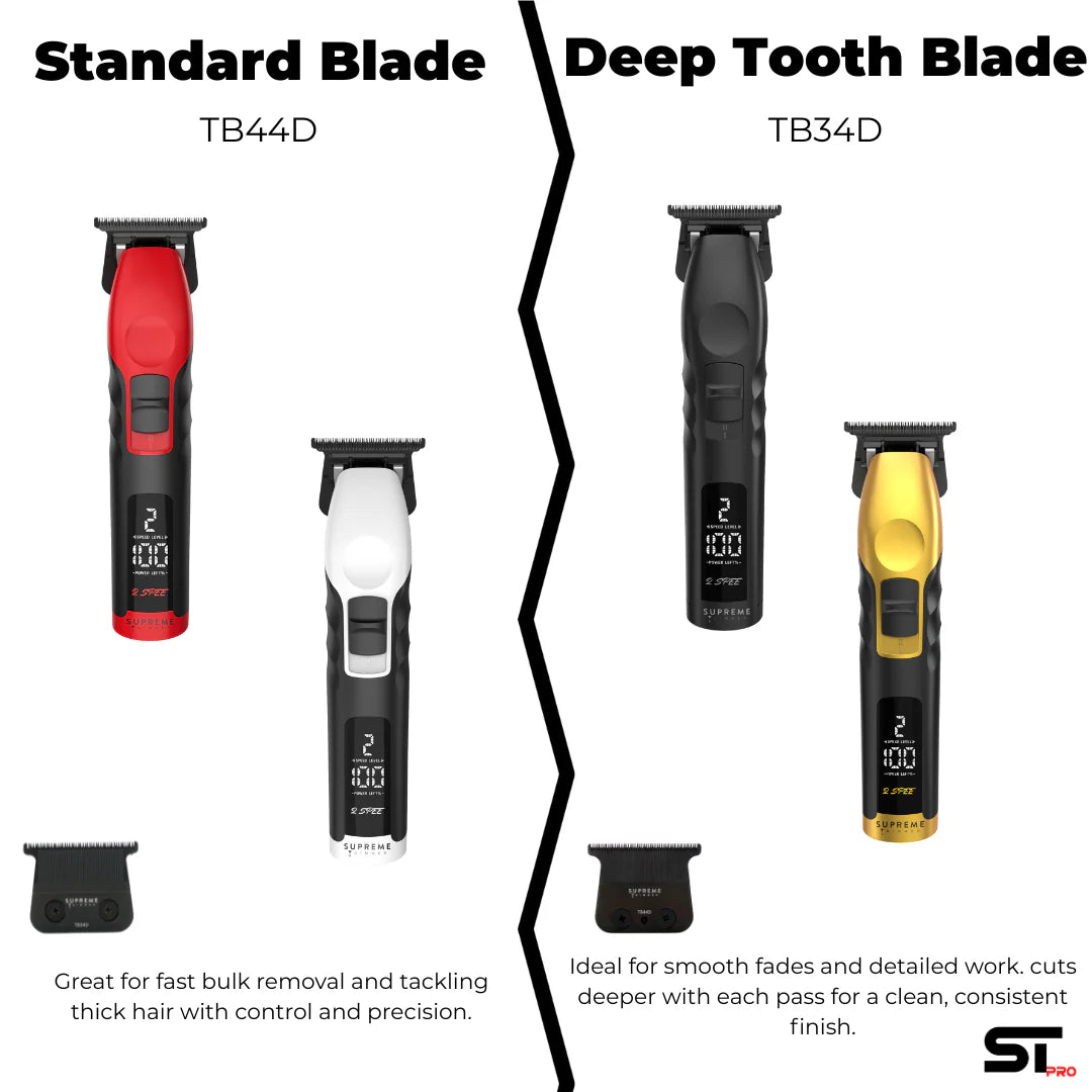 Supreme Trimmer 2Spee trimmer dual speed cordless barber tool multiple colors