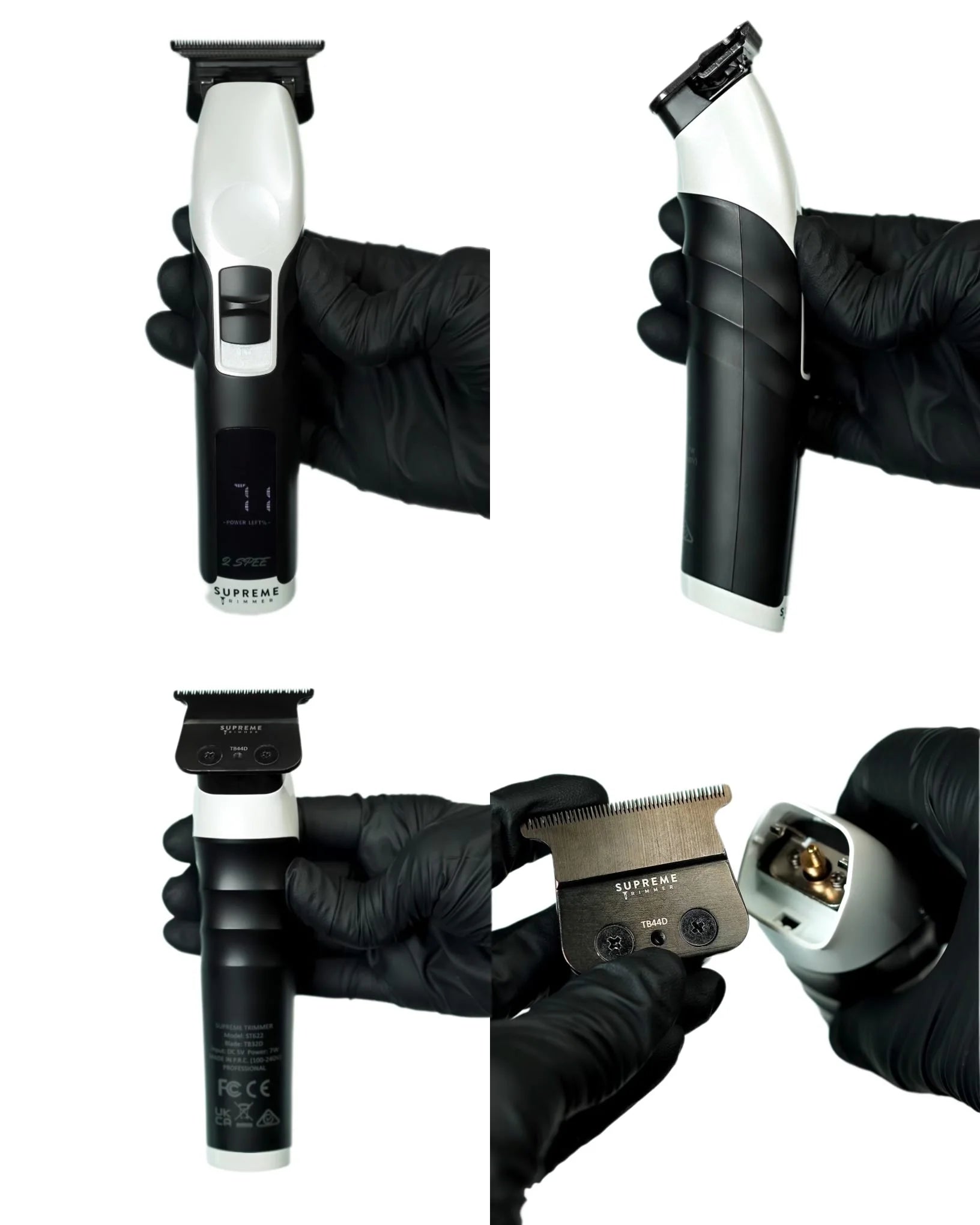 Supreme Trimmer 2Spee trimmer dual speed cordless barber tool multiple colors