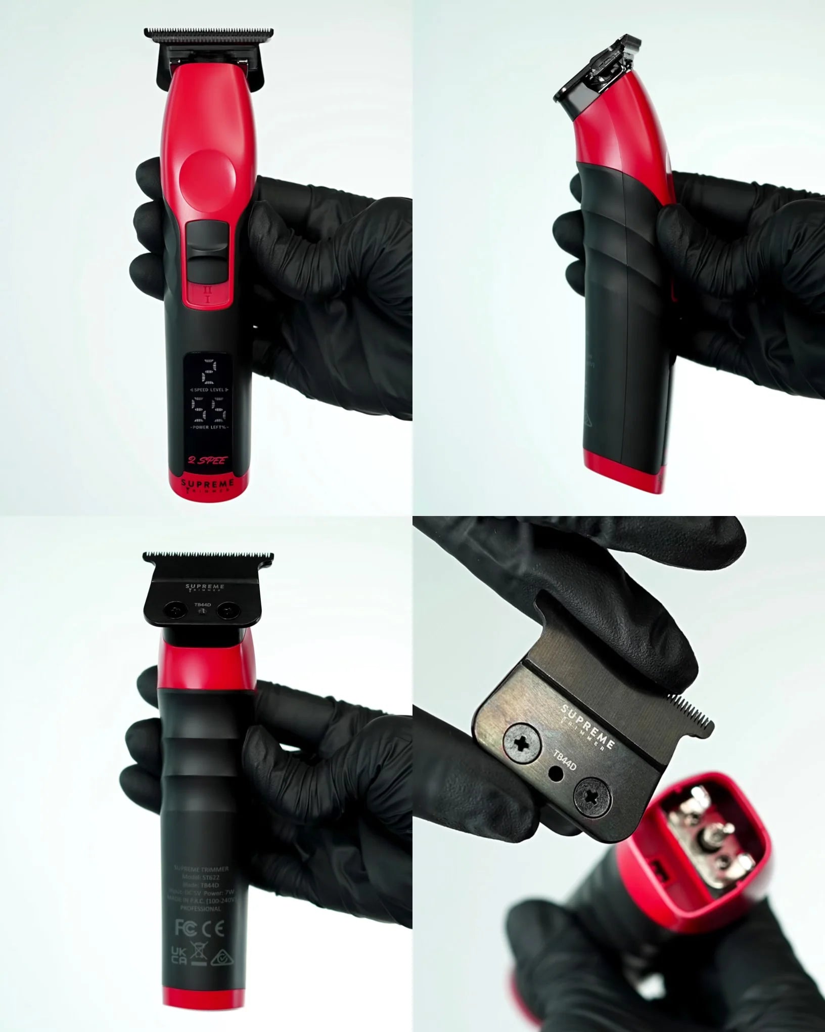 Supreme Trimmer 2Spee trimmer dual speed cordless barber tool multiple colors