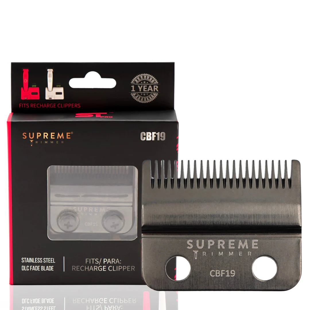 Supreme Trimmer CBF19 DLC fade blade for Recharge clipper