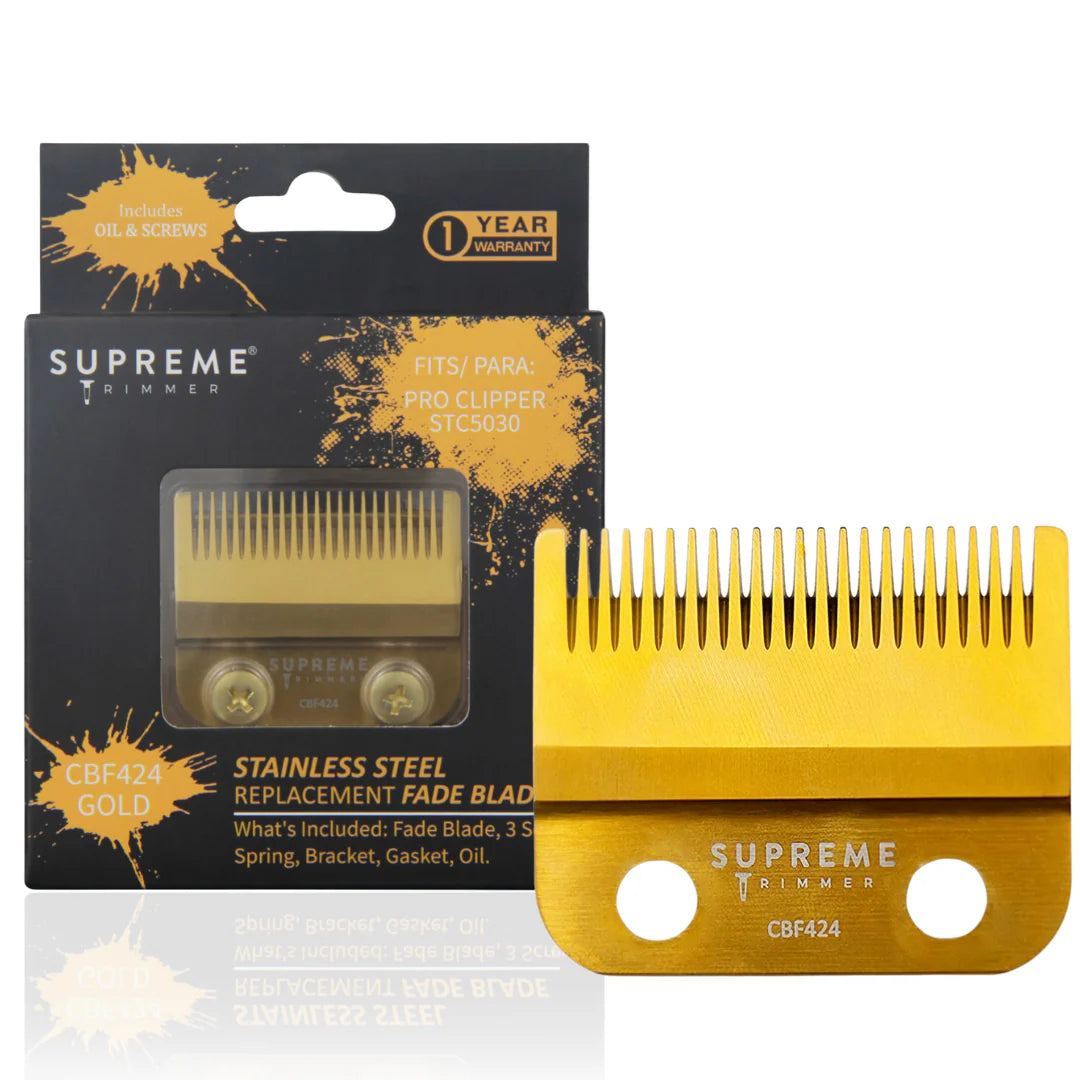 Supreme Trimmer CBF424 stainless steel fade blade for clippers