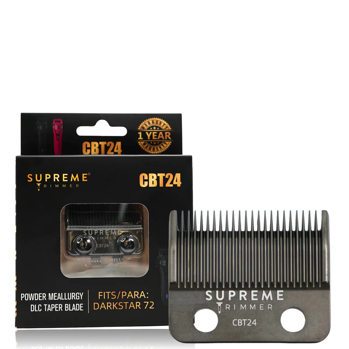 Supreme Trimmer CBT24 DLC taper blade for DarkStar clipper