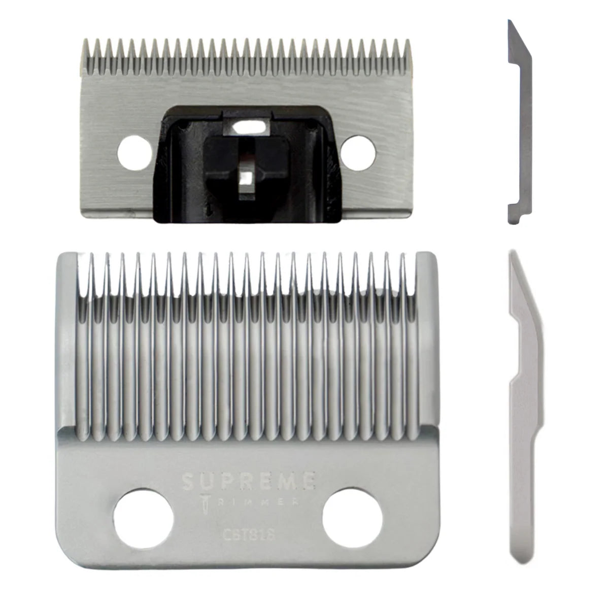 Supreme Trimmer CBT818 ceramic taper blade black gold silver clipper blade
