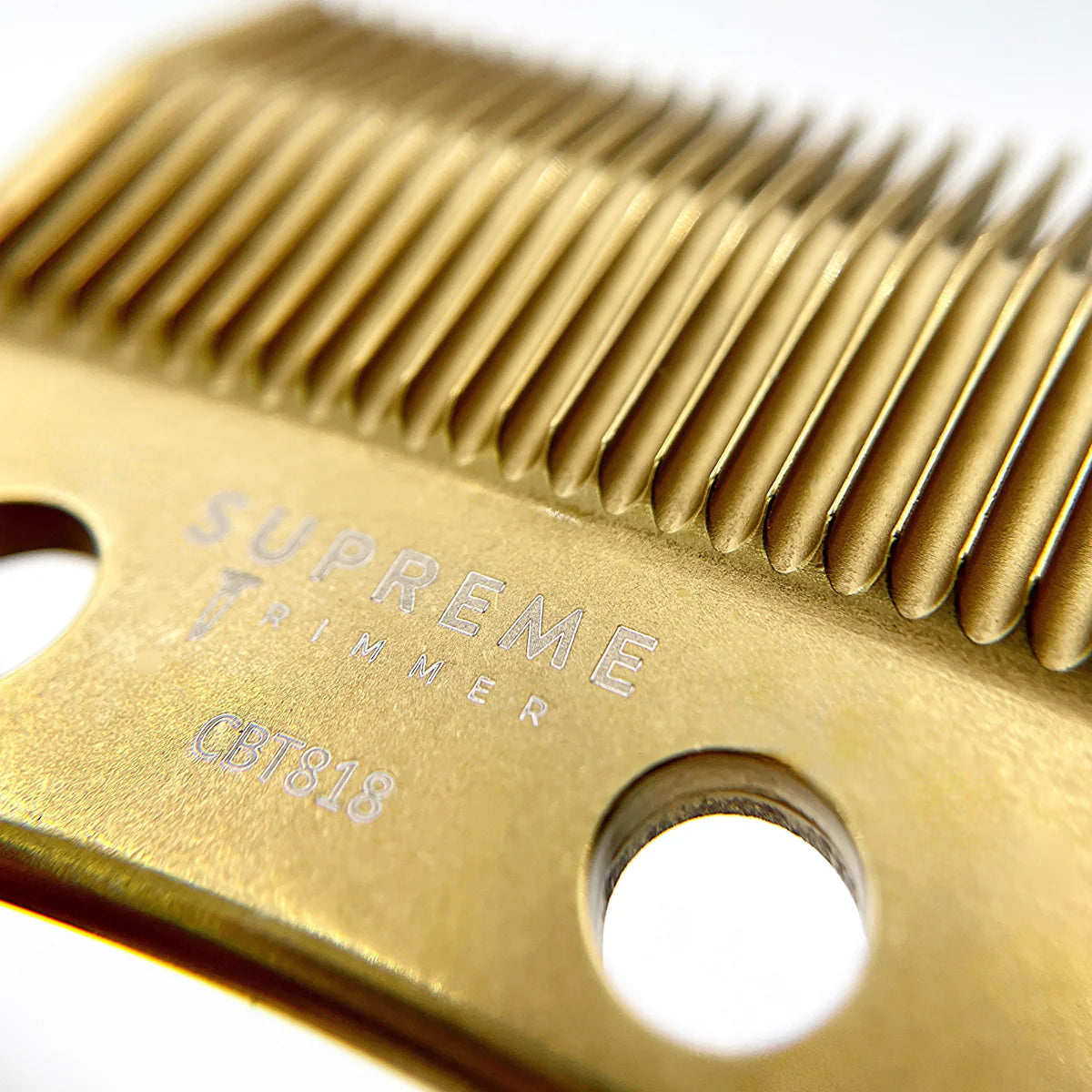 Supreme Trimmer CBT818 ceramic taper blade black gold silver clipper blade