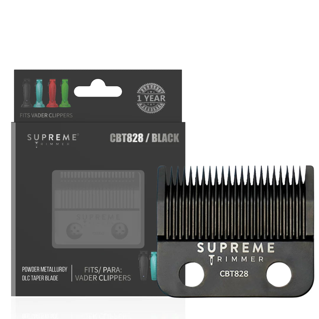 Supreme Trimmer CBT828 DLC taper blade for Vader clipper