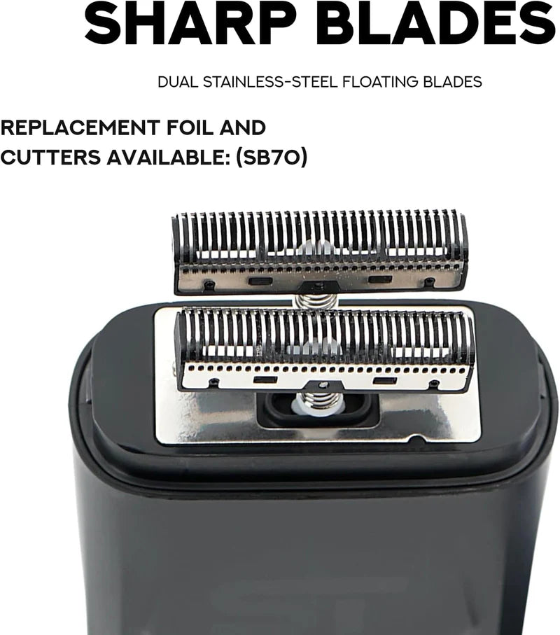 Supreme Trimmer Darkstar Foil Shaver Blue Titanium