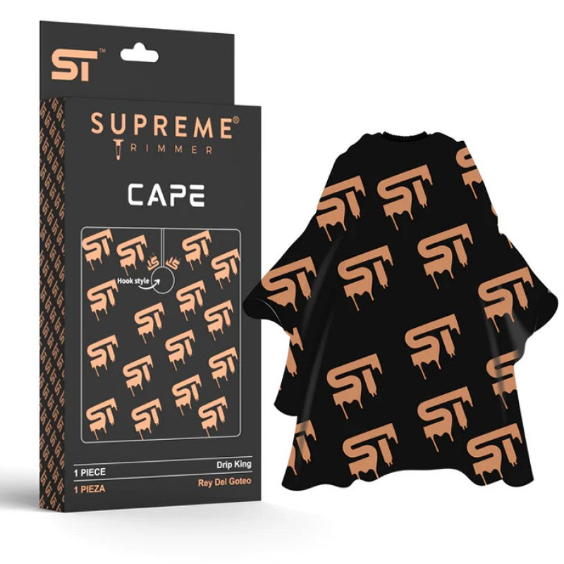 Supreme Trimmer Premium Barber Cape Drip King 55x63