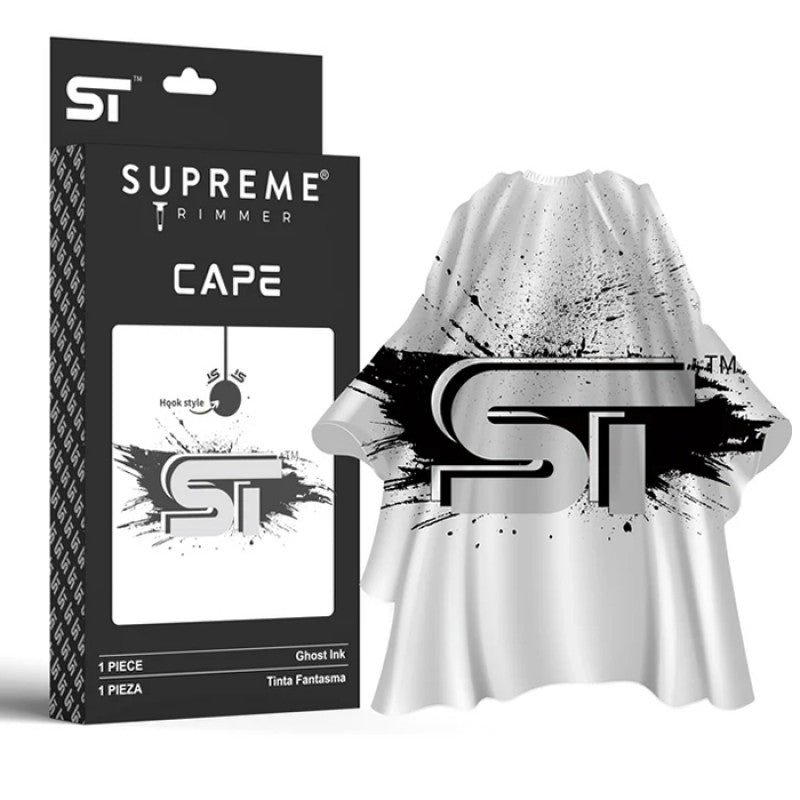 Supreme Trimmer Premium Barber Cape Ghost Ink 55x63