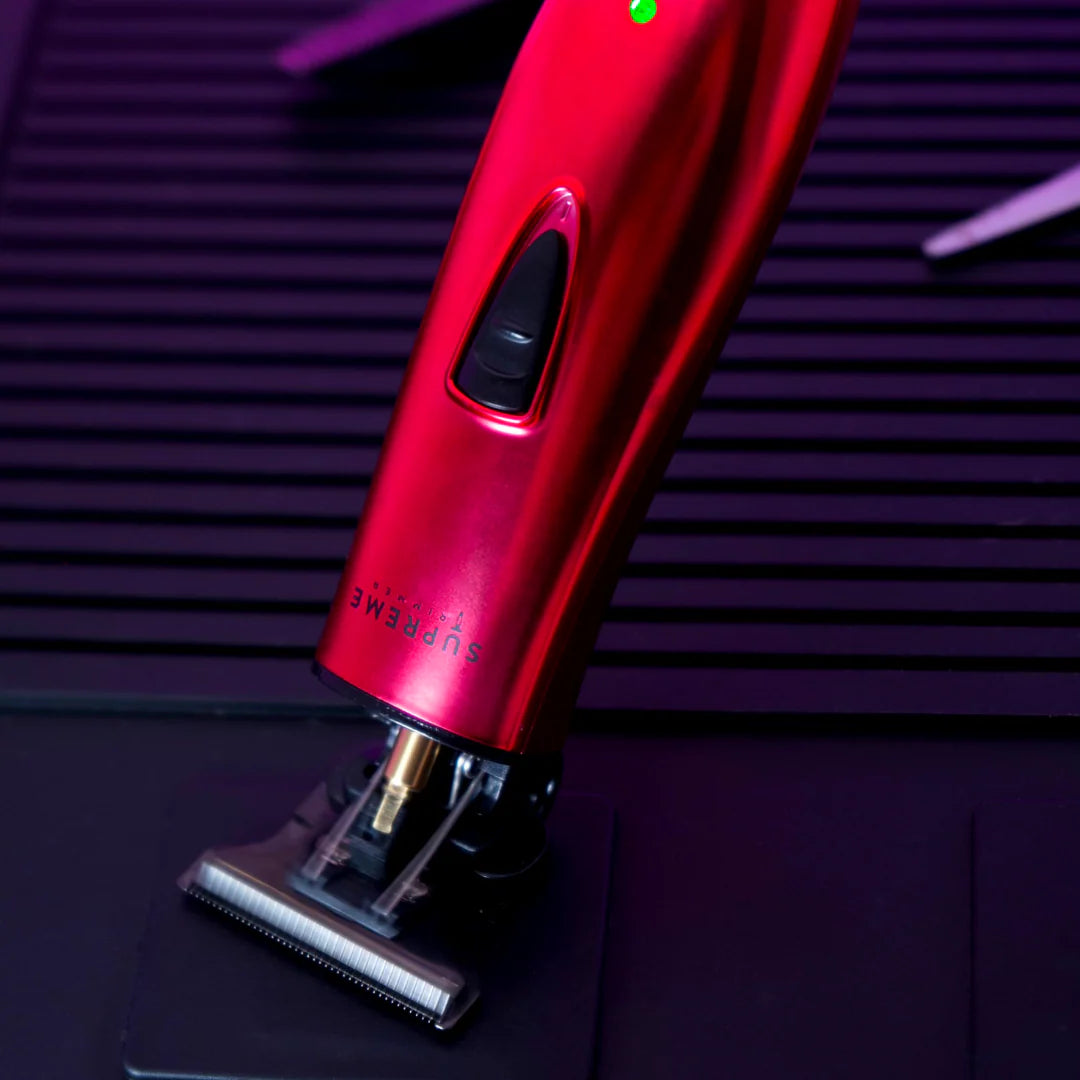 Supreme Trimmer T-Shaper DLC trimmer kit with guards and charging stand