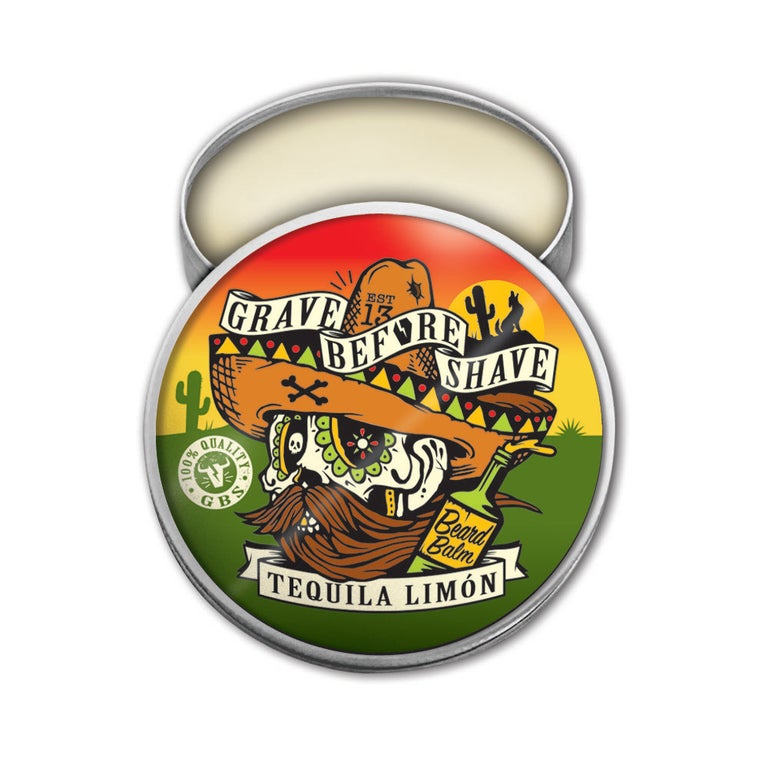 Grave Before Shave Beard Balm – 2 oz – TEQUILA LIMON BALM TIN product view