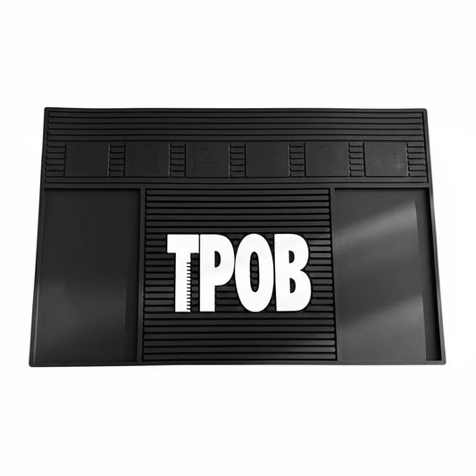 TPOB Blackout Edition Magnetic Barber Workstation Mat