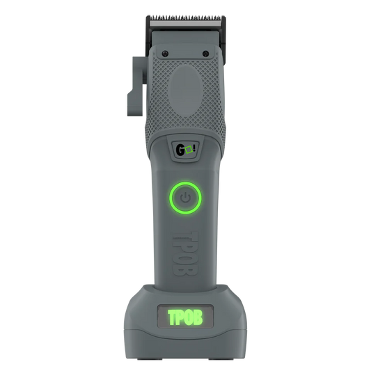 TPOB GO Clipper Gun Metal Grey High Torque Cordless Clipper