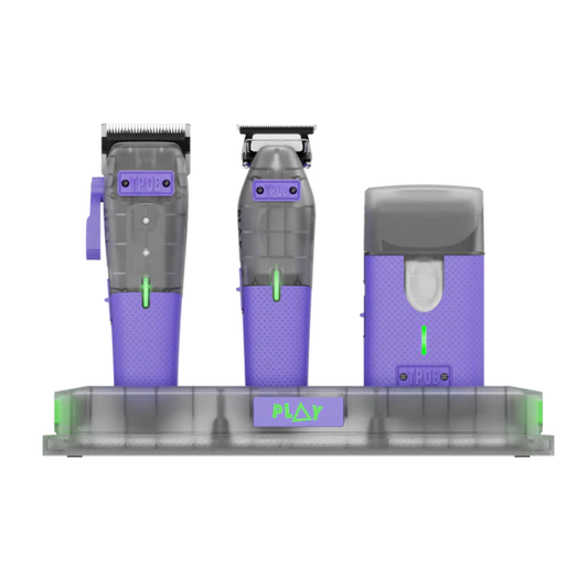 TPOB PLAY Mini Purple Edition Bundle Clipper Trimmer Shaver Pod