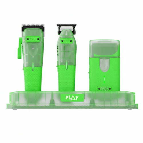 TPOB PLAY Mini Transparent Green Bundle – Clipper Trimmer Shaver