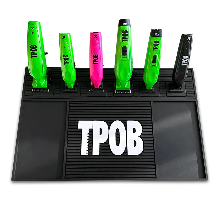 TPOB Blackout Edition Magnetic Barber Workstation Mat
