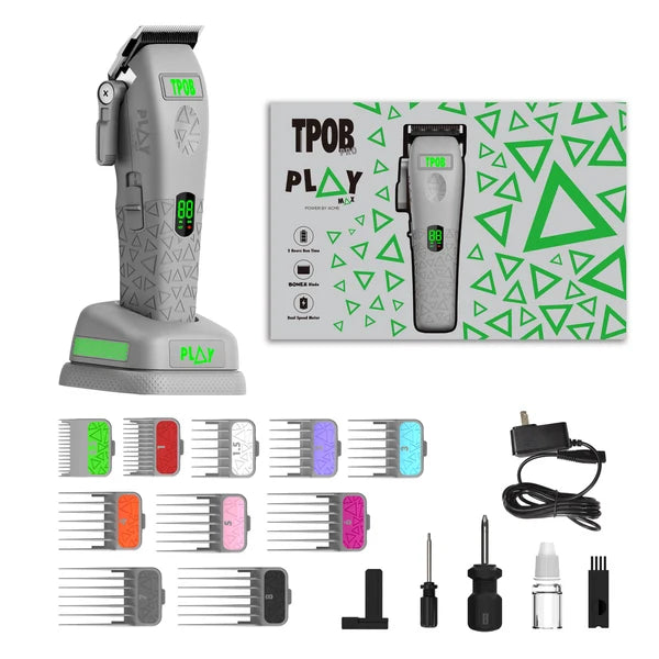 TPOB PLAY MAX Clipper TP1071 – Grey, 8,000 RPM