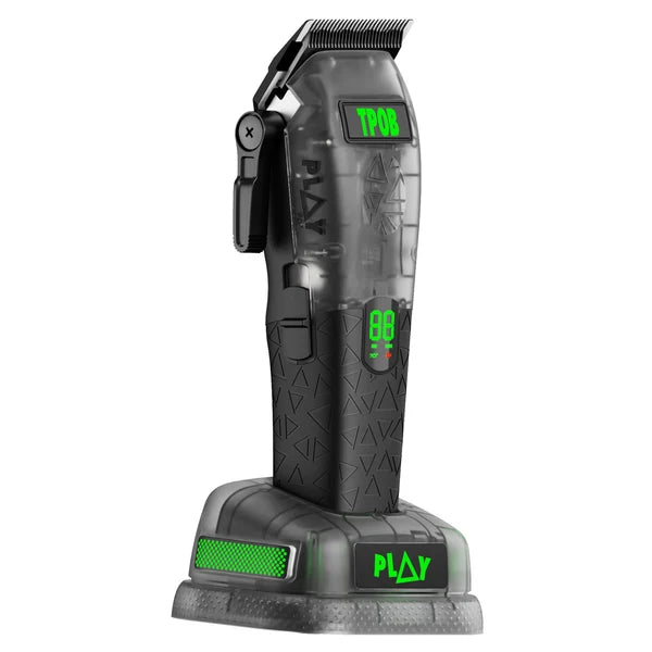 TPOB PLAY MAX Clipper TP1072 – Transparent Black, 8,000 RPM