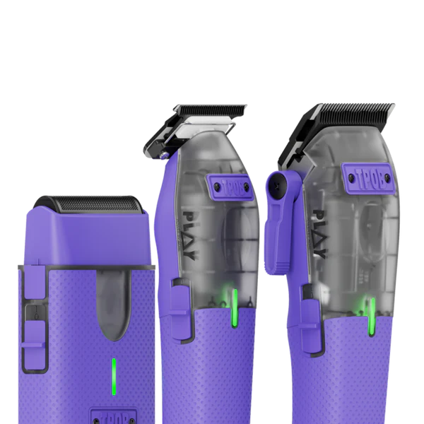 TPOB PLAY Mini Purple Edition Bundle Clipper Trimmer Shaver Pod