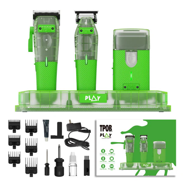 TPOB PLAY Mini Transparent Green Bundle Clipper Trimmer Shaver