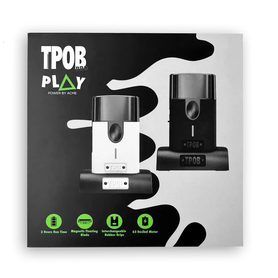 TPOB Play Shaver Black Edition cordless foil shaver barber tool