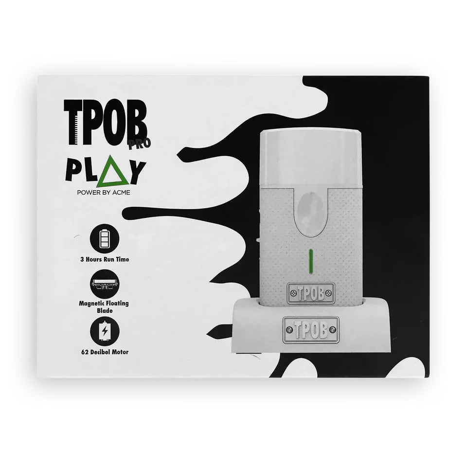 TPOB Play Shaver Whiteout Edition cordless foil shaver