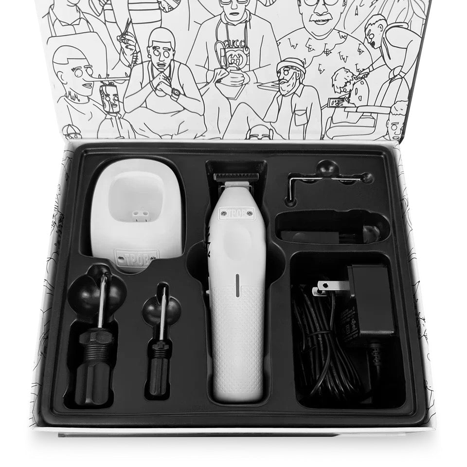 TPOB Play Trimmer Whiteout Edition cordless lineup trimmer
