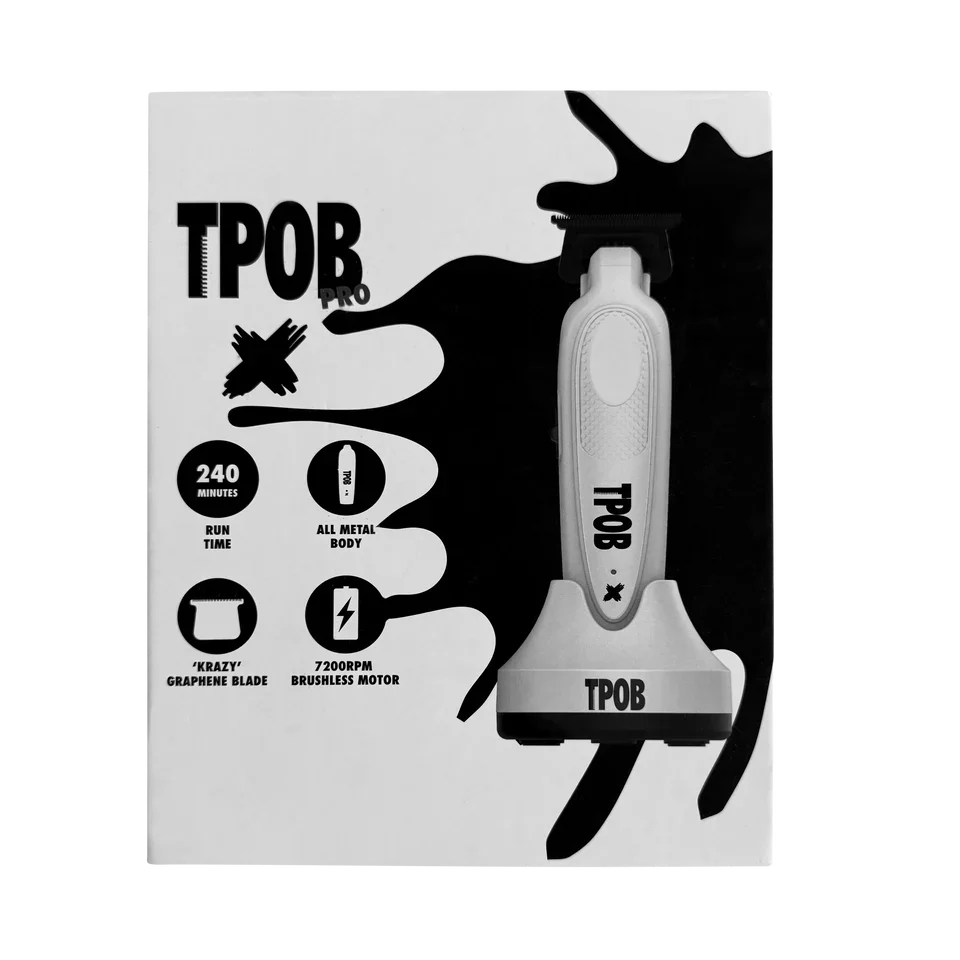 TPOB X Deluxe Trimmer Whiteout Edition Digital Brushless Trimmer