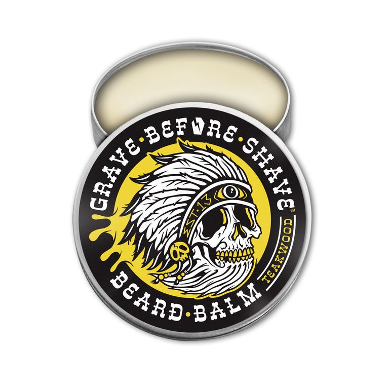 Grave Before Shave Beard Balm – 2 oz – TW BEARD BALM TEAKWOOD TIN 2 product view