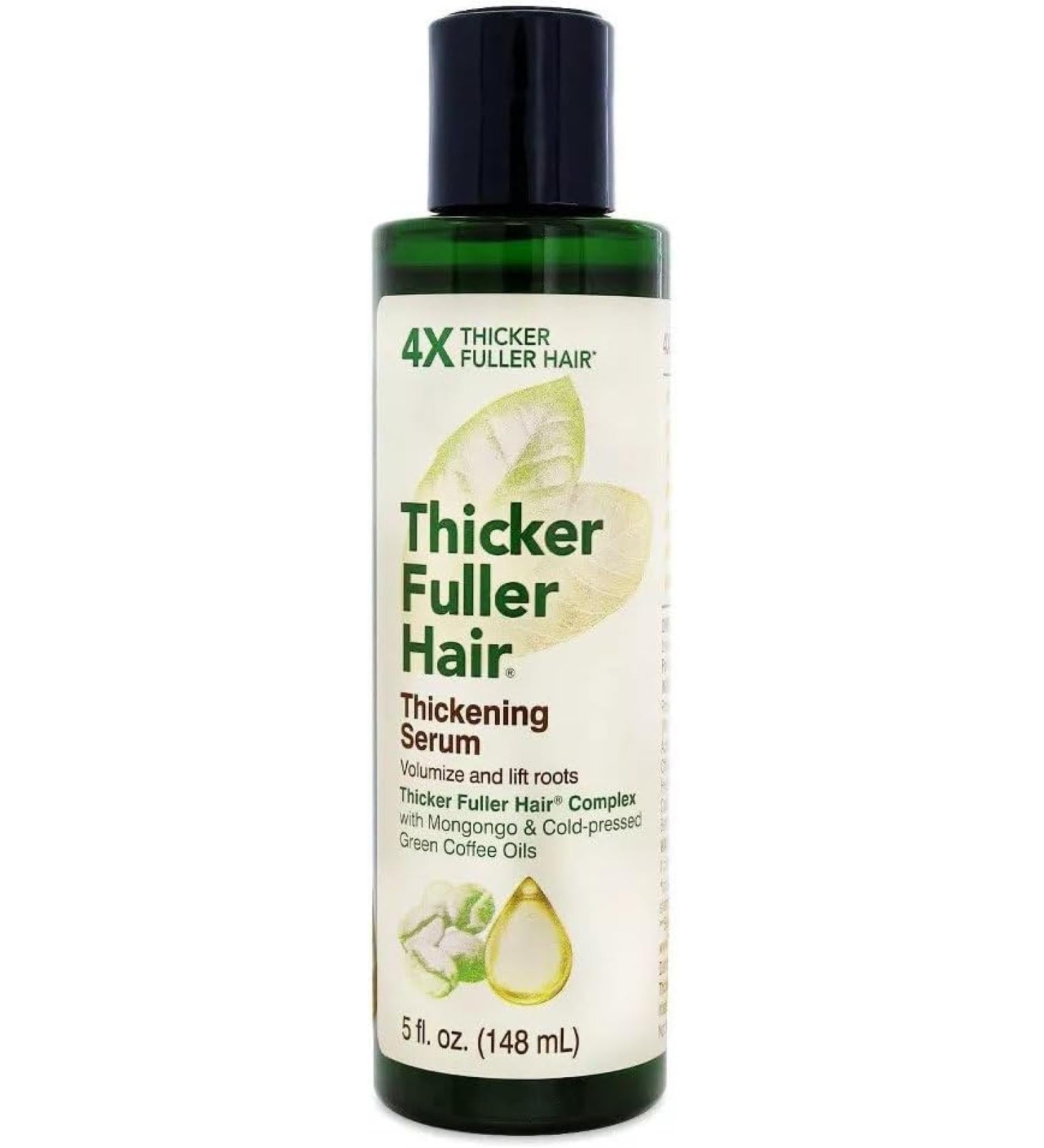 Thicker Fuller Hair Thickening Serum 5oz Root Lift and Volume Treatment