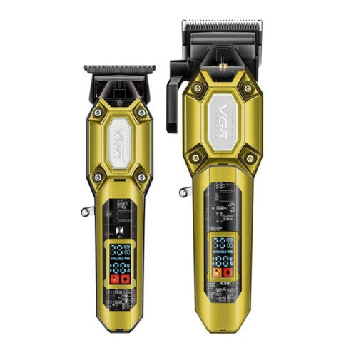VGR V-600 + V-900 Super Trim Clipper & Trimmer Set – Gold