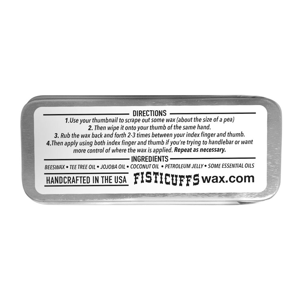 Fisticuffs Original Hold Mustache Wax – 15 g Slide Tin – WAX TIN BOTTOM 692fac97 33a7 4fcc 9f5f a40f1a55b025 product view