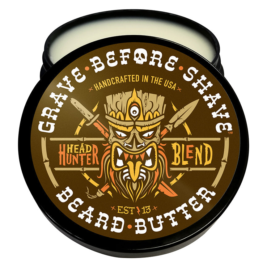 Grave Before Shave Beard Butter – 4 oz – HEAD HUNTER BUTTER 2 product view